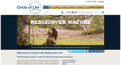 Desktop Screenshot of circleofliferediscovery.com